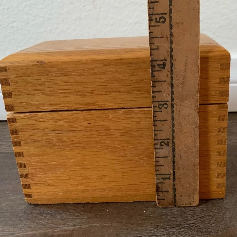 Wooden box with Dove Tailed Corners